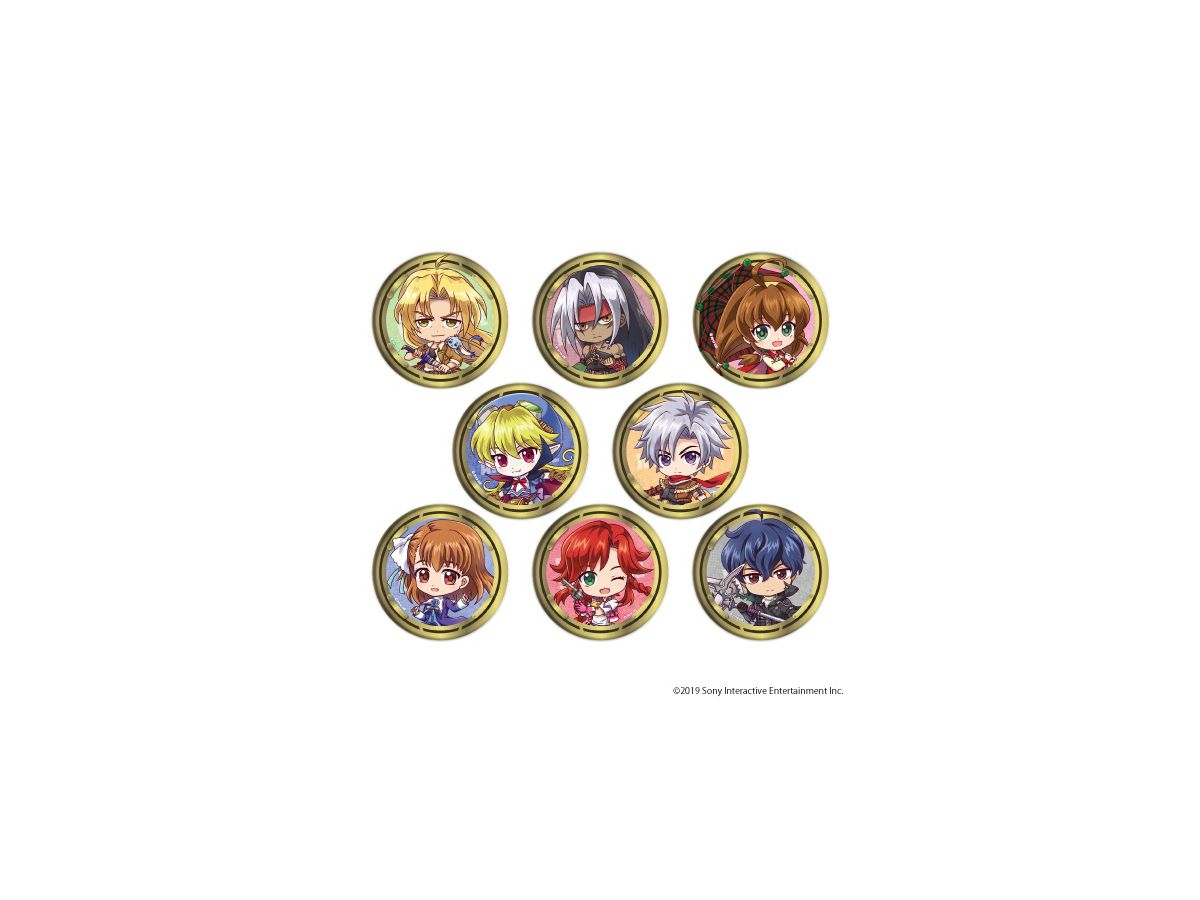 缶バッジ ワイルドアームズ ミリオンメモリーズ 05 (ミニキャラ) 1Box 8pcs