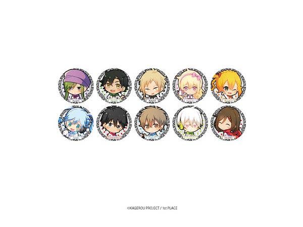 缶バッジ カゲロウプロジェクト 03/カフェ衣装ver. (ミニキャラ) 1Box 10pcs