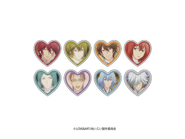 キャラアクリルバッジ TVアニメ 明治東亰恋伽 01/1Box 8pcs