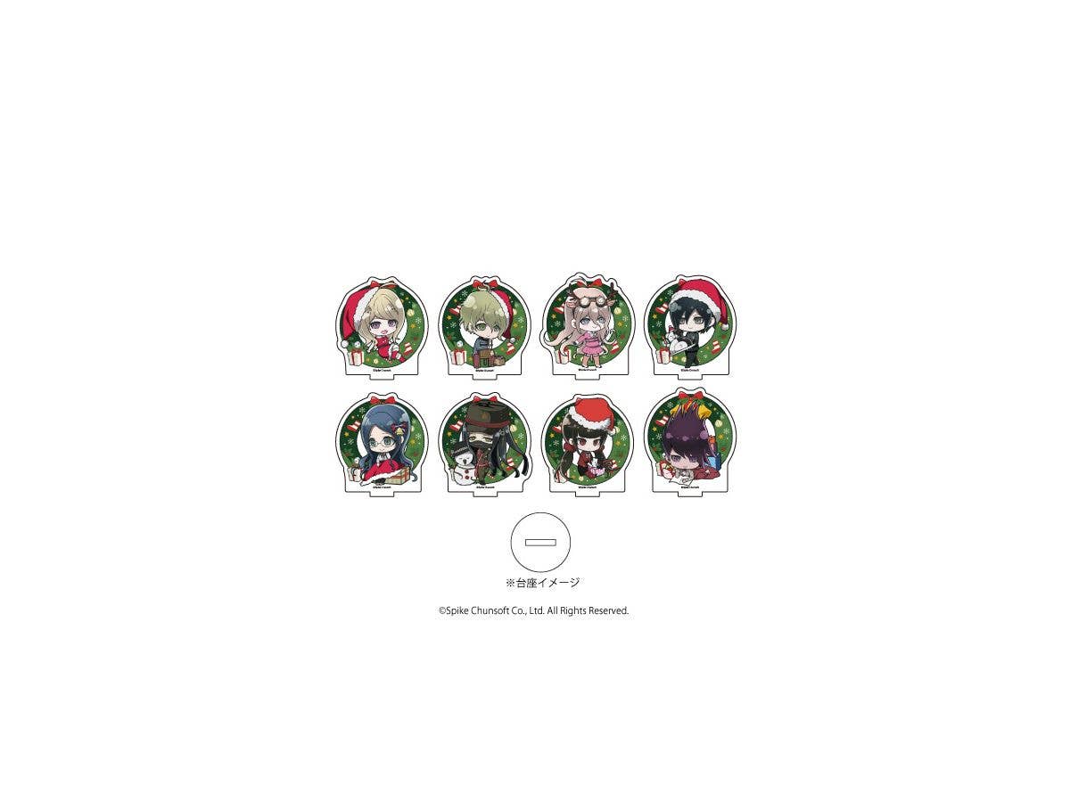 アクリルぷちスタンド ニューダンガンロンパV3 07/クリスマス (ミニキャラ) 1Box 8pcs