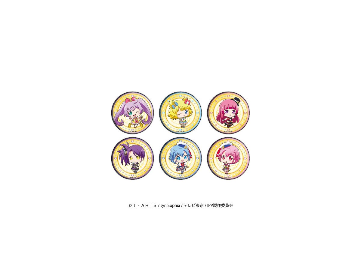 缶バッジ プリパラ 5周年 02/(ミニキャラ) 1Box 6pcs