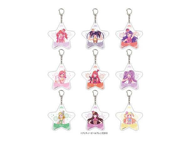 アクリルキーホルダー プリティーオールフレンズ 04/スイーツケーキコーデver 1Box 9pcs