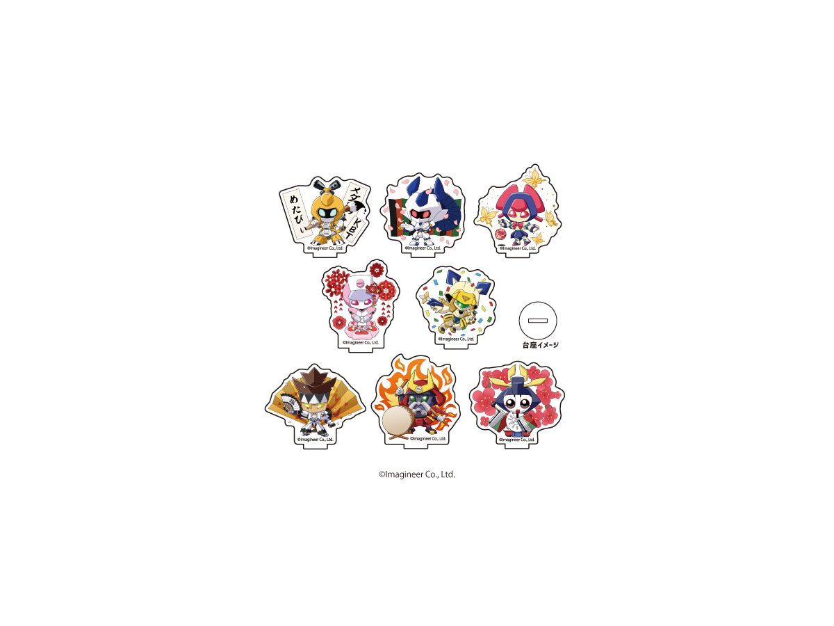 アクリルぷちスタンド メダロット 03/和風ver. (ミニキャラ) 1Box 8pcs