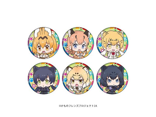 缶バッジ けものフレンズ 03/猫の日ver. 1Box 6pcs