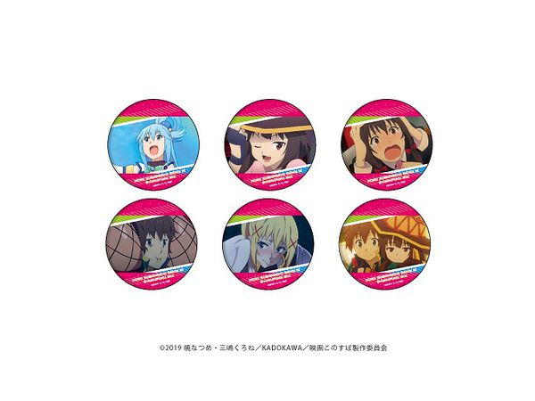 缶バッジ この素晴らしい世界に祝福を! 05/1Box 6pcs