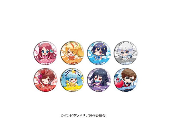 缶バッジ ゾンビランドサガ 06/ハートver. (ミニキャラ) 1Box 8pcs