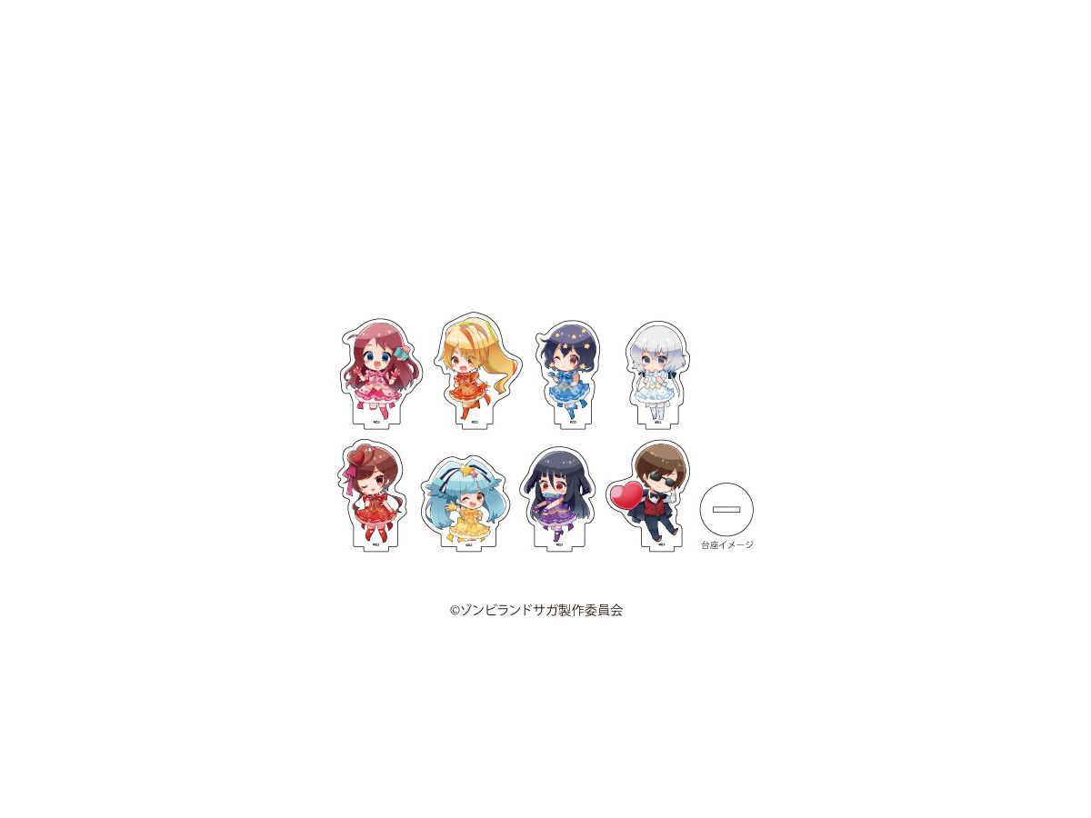 アクリルぷちスタンド ゾンビランドサガ 07/ハートver. (ミニキャラ) 1Box 8pcs