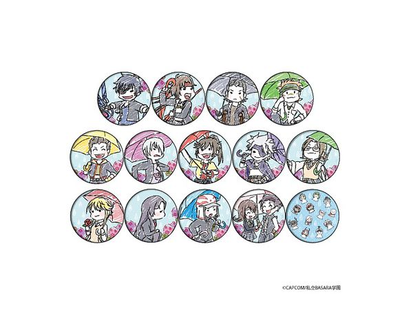 缶バッジ 学園BASARA 05/梅雨ver. (グラフアート) 1Box 14pcs