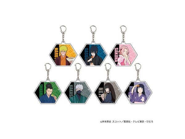 アクリルキーホルダー NARUTO-ナルト- 疾風伝 01/食べ歩きver. 1Box 7pcs