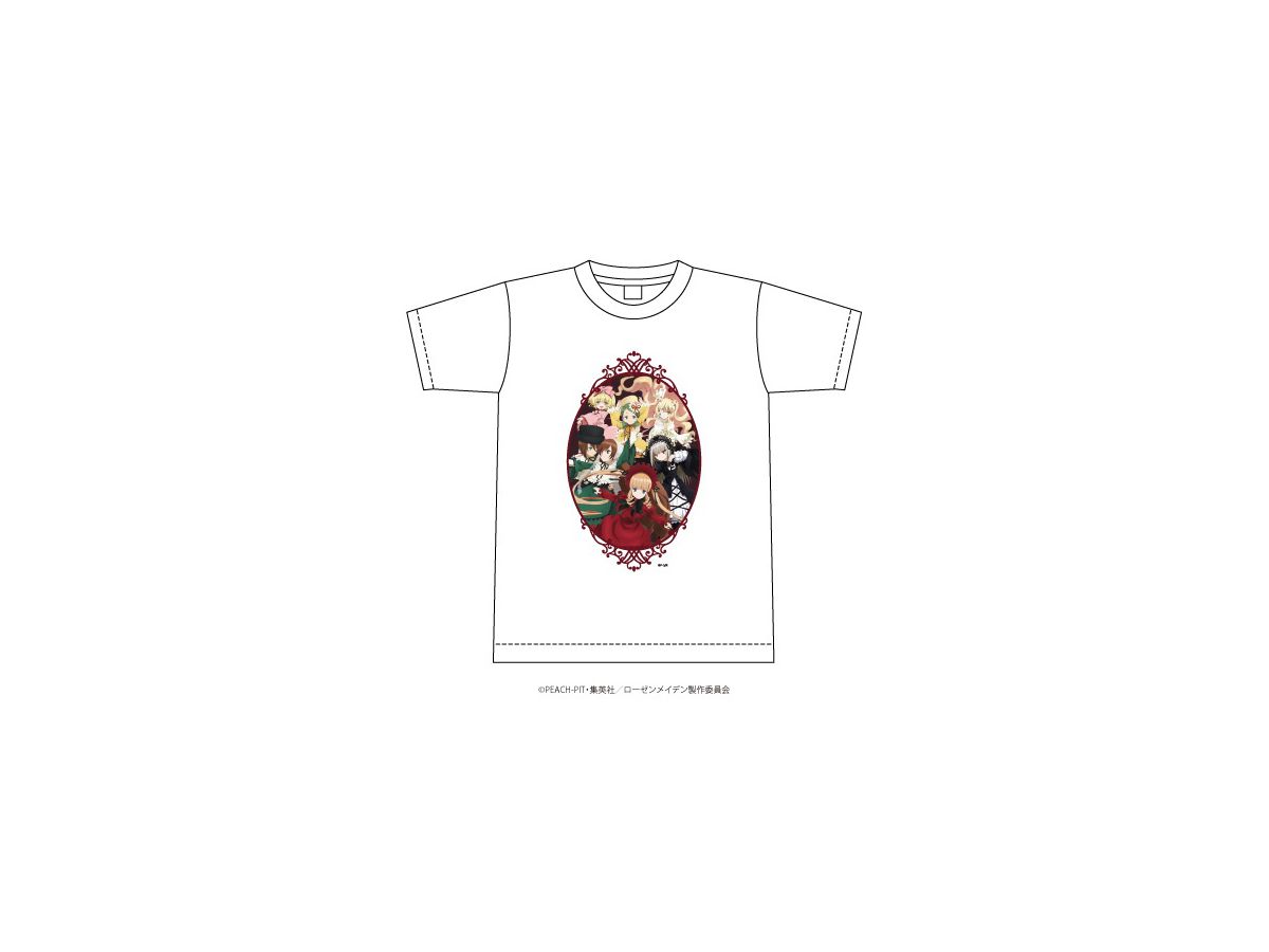 ローゼンメイデン: Tシャツ 01 集合デザインMサイズ (描き下ろし)
