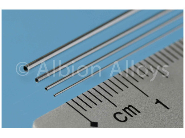 アルミ極細パイプ 0.8 x 0.6 x 305mm 3本入