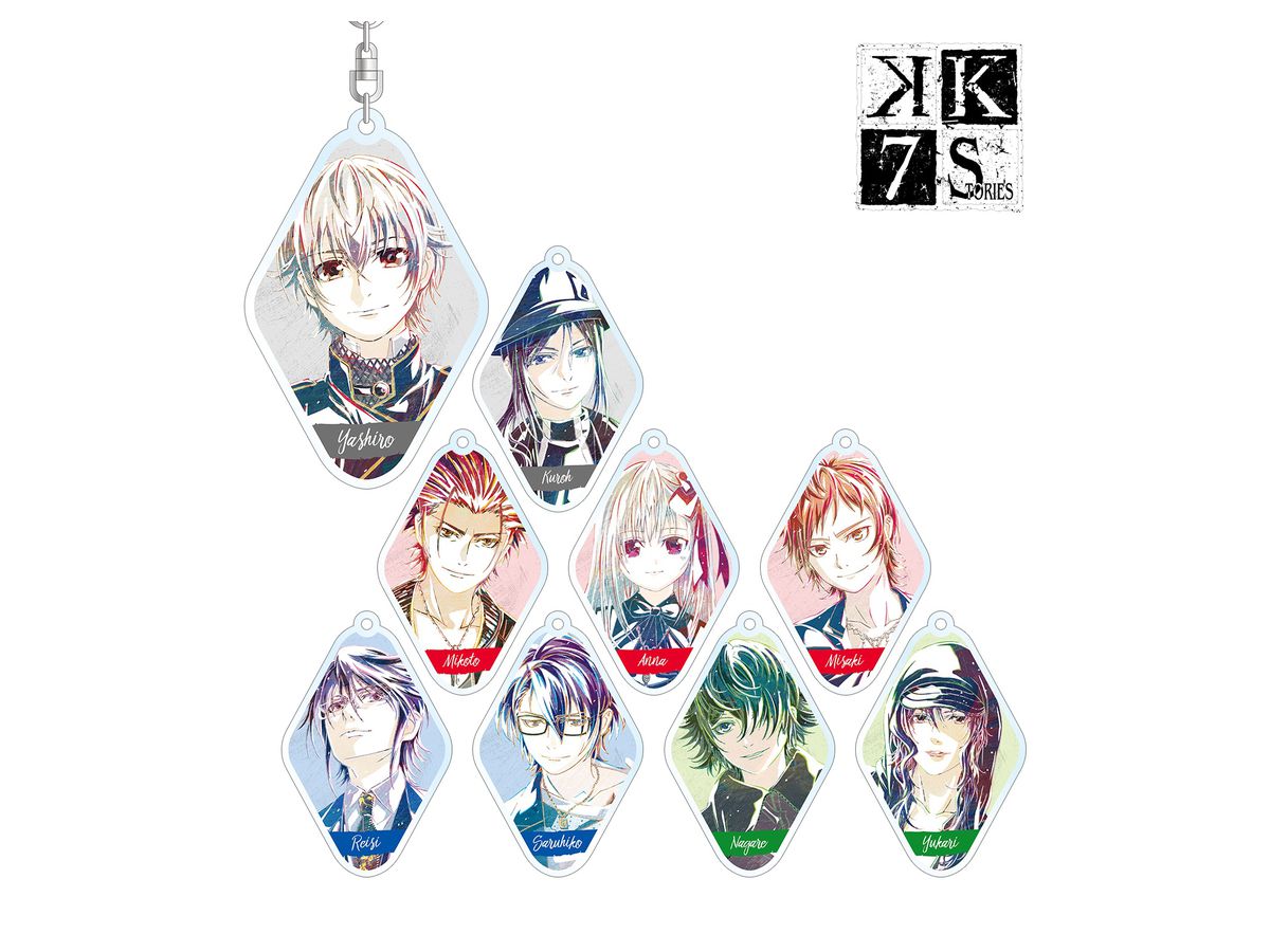 K SEVEN STORIES トレーディングAni-Artアクリルキーホルダー 1Box 9pcs