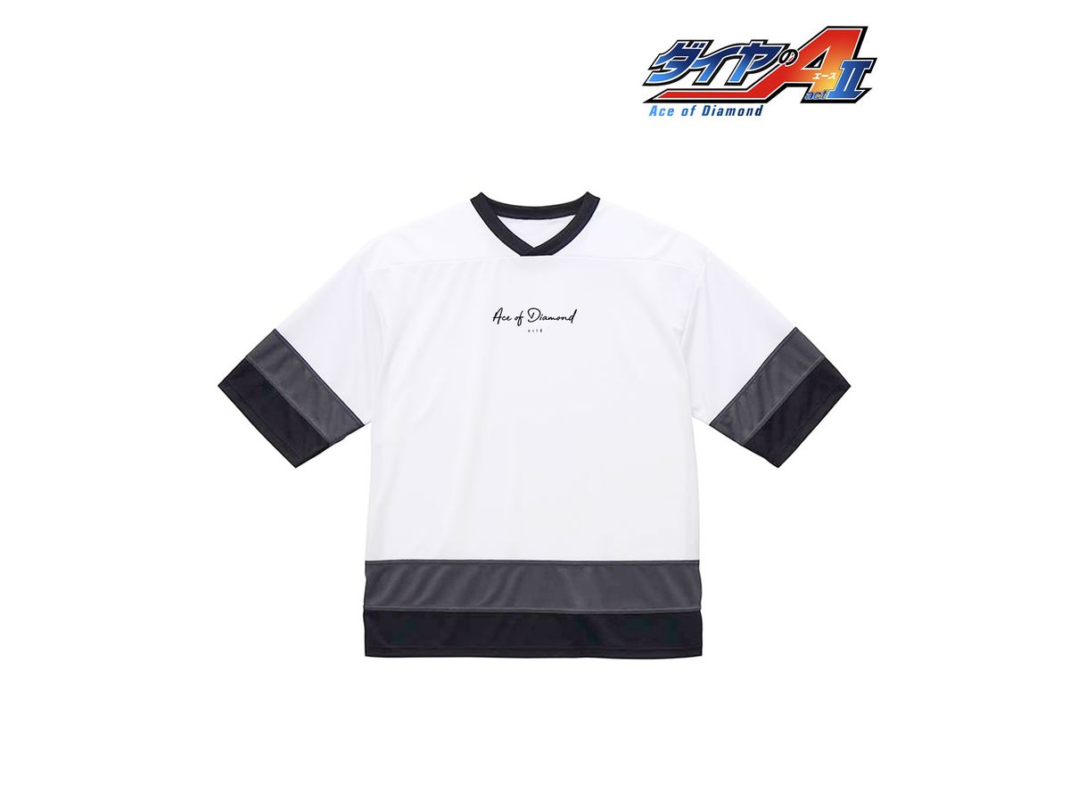ダイヤのA act II 沢村栄純 ユニフォームモチーフTシャツ ユニセックス (サイズ/XL)