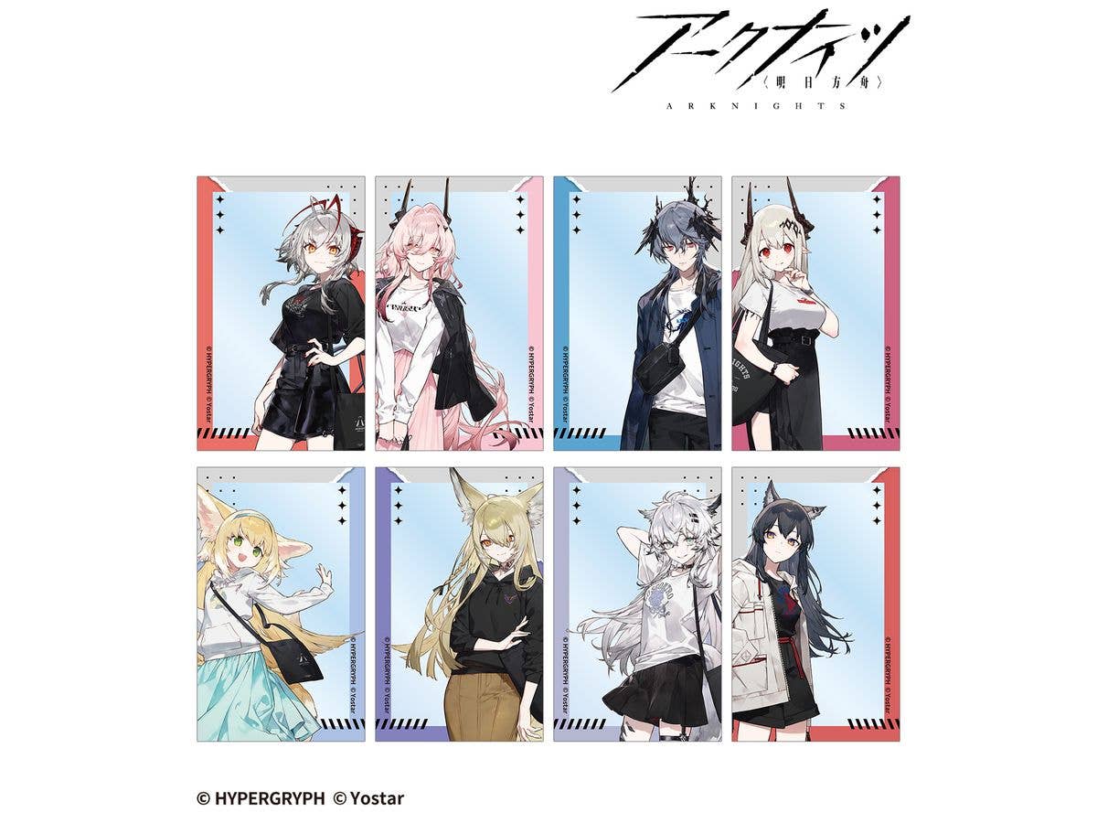 アークナイツ: ショッピングver. トレーディングコンパクトクリアカード 1Box 8pcs