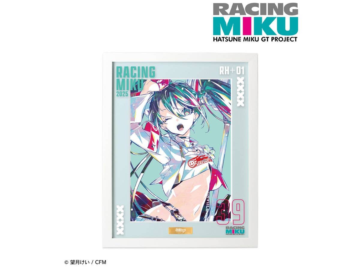 初音ミク GTプロジェクト: レーシングミク 2025Ver. Ani-Art キャラファイングラフオーバーレイ