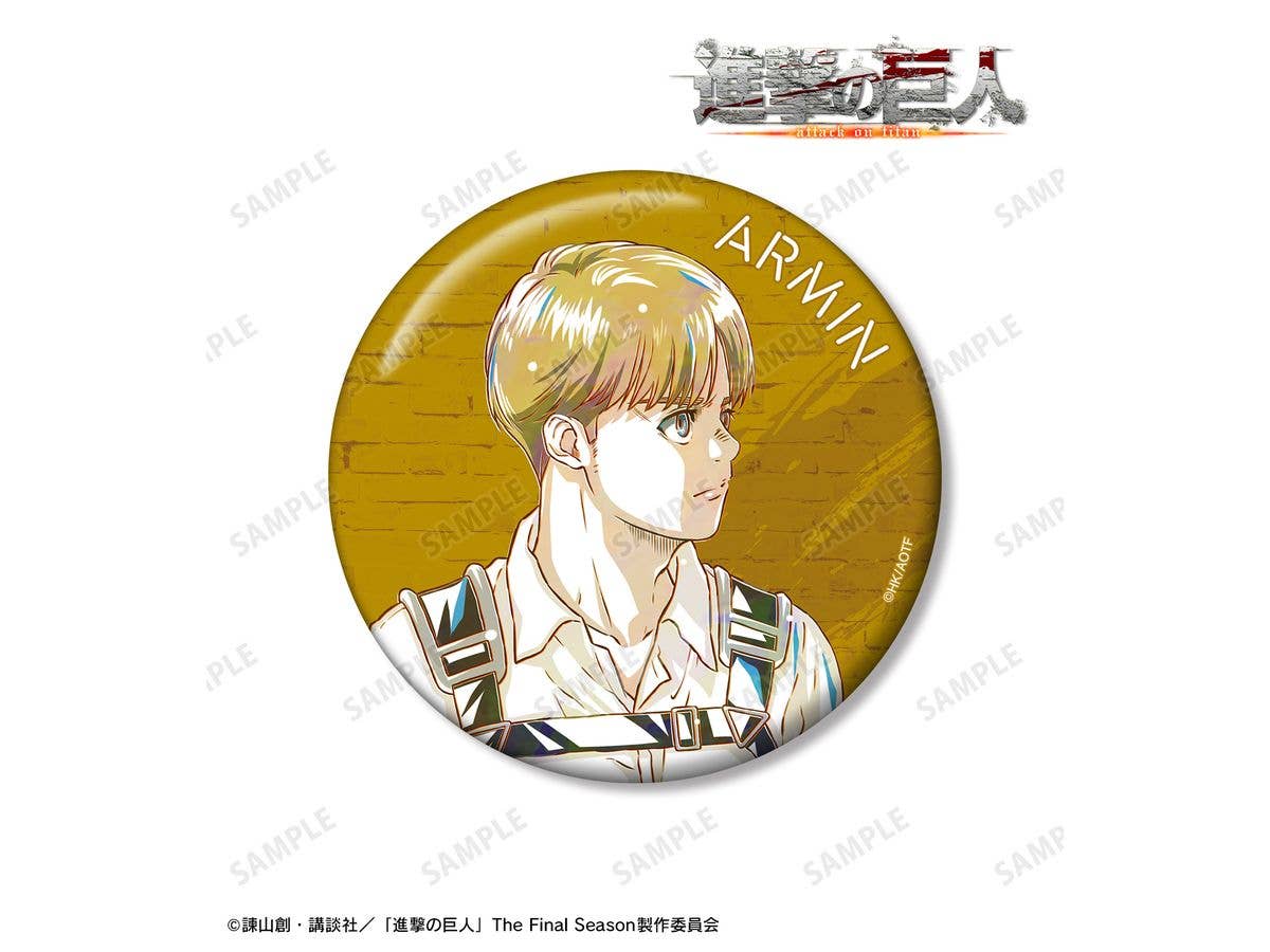 TVアニメ 進撃の巨人: アルミン Ani-Art 第4弾 100mm缶バッジ