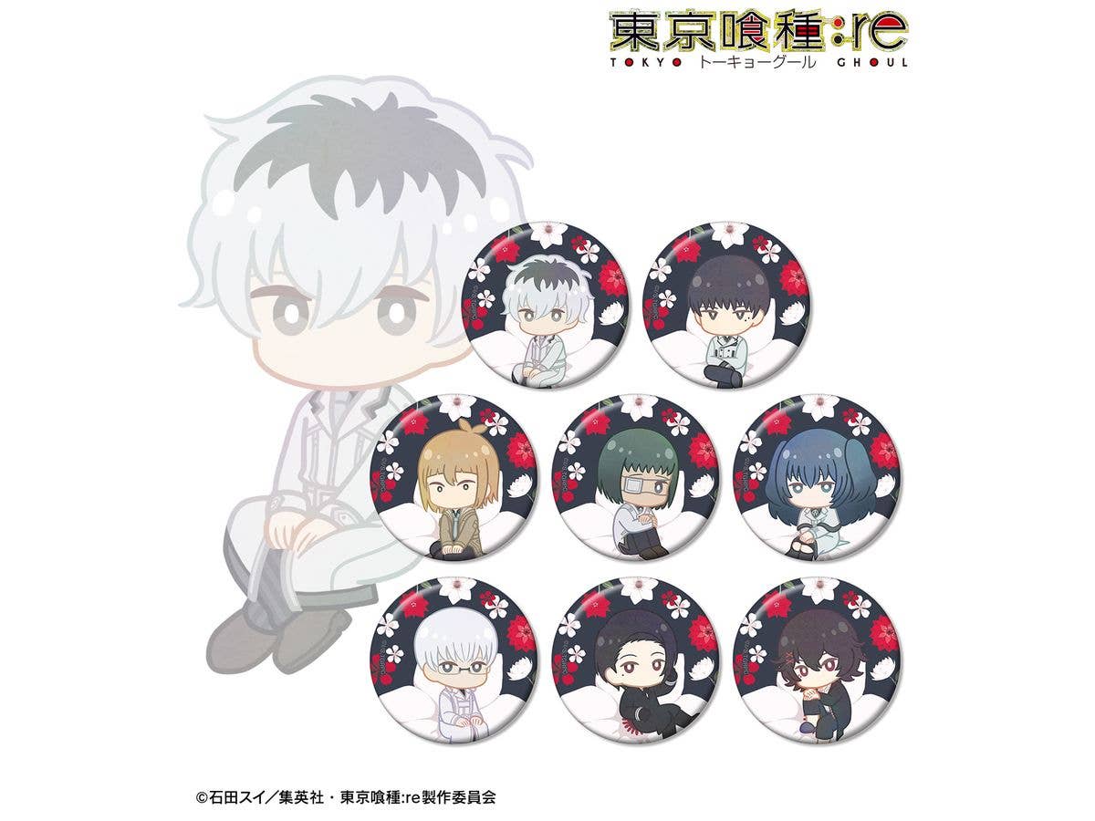 東京喰種トーキョーグール:re: トレーディング Botania 缶バッジ 1Box 8pcs