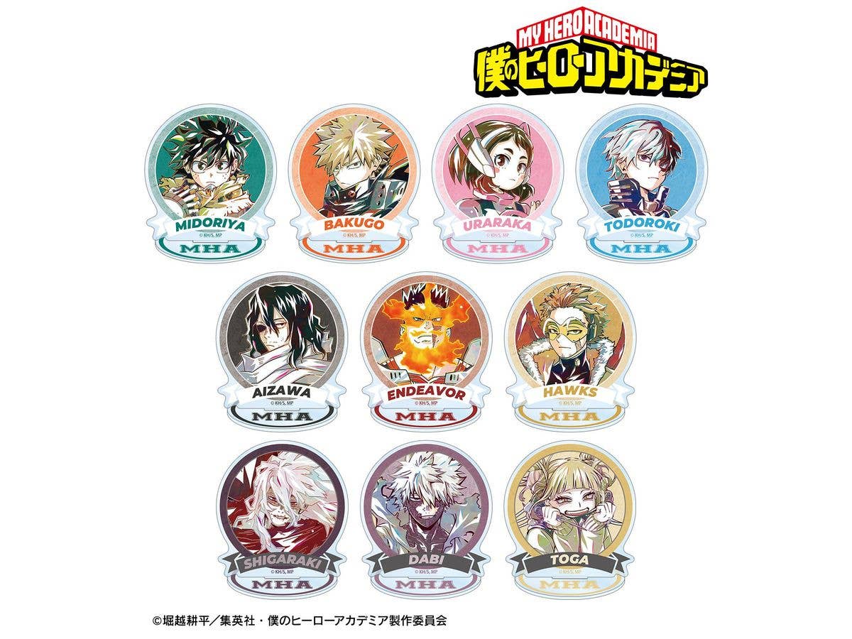アニメ 僕のヒーローアカデミア: トレーディング Ani-Art 第9弾 アクリルスタンド 1Box 10pcs