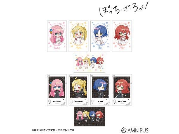 アニメ ぼっち・ざ・ろっく! 上倉エクさんイラスト 白いワンピースver.&黒いワンピースver. トレーディングイラストカード 1Box 10pcs