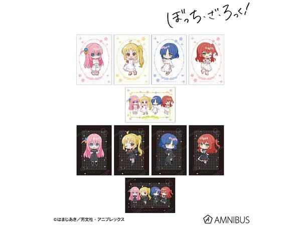 アニメ ぼっち・ざ・ろっく! 上倉エクさんイラスト 白いワンピースver.&黒いワンピースver. トレーディングブロマイド 1Box 10pcs