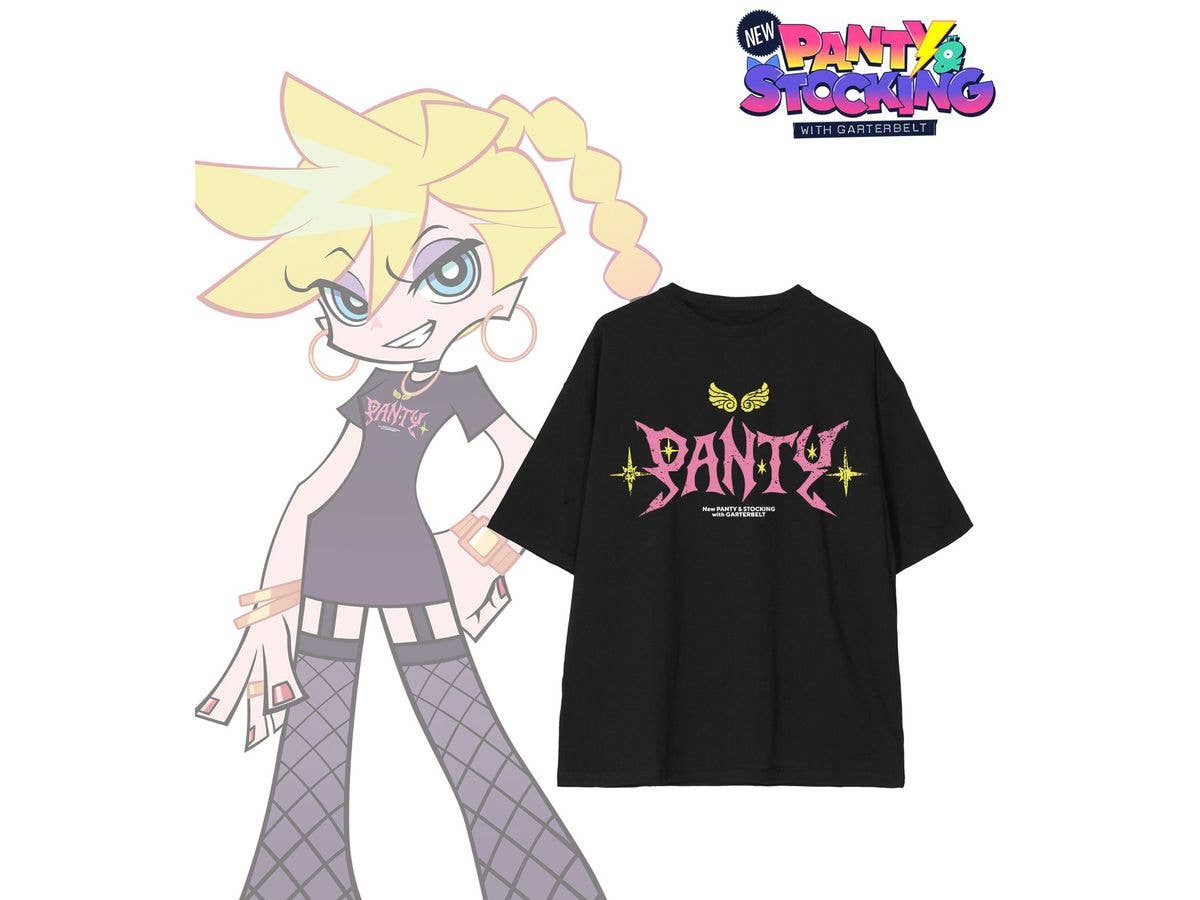 New PANTY & STOCKING with GARTERBELT: 描き下ろし パンティ モデルver. 着用BIGシルエットTシャツ Bユニセックス(サイズ/M)