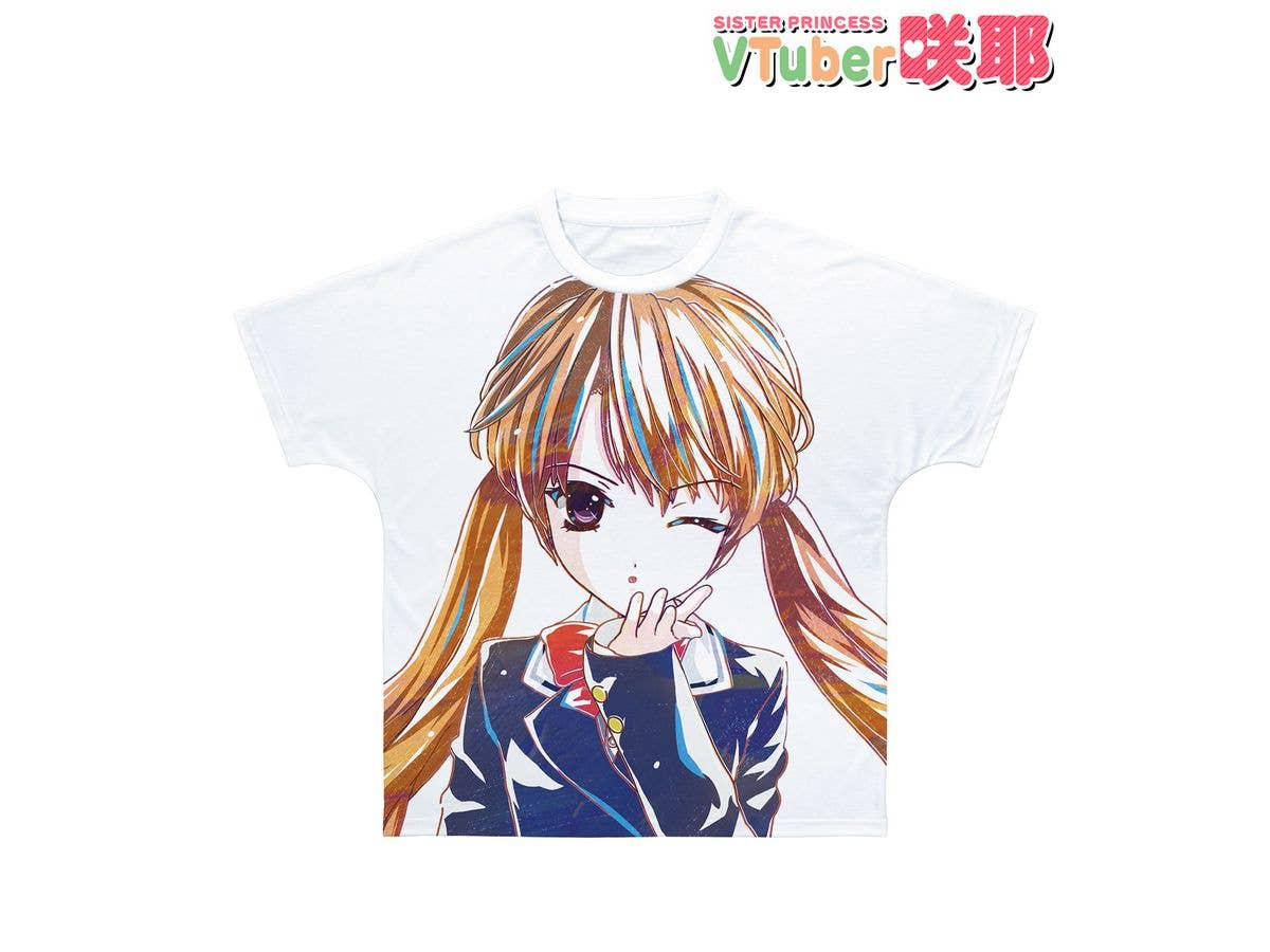 VTuber咲耶: 咲耶 Ani-Art フルグラフィックTシャツユニセックス (サイズ/L)