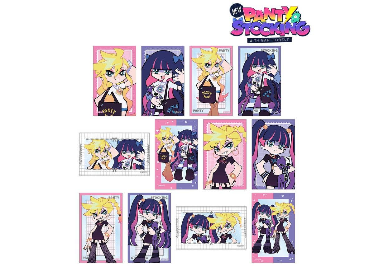 New PANTY & STOCKING with GARTERBELT: 描き下ろし モデルver. トレーディングコンパクトクリアカード 1Box 12pcs