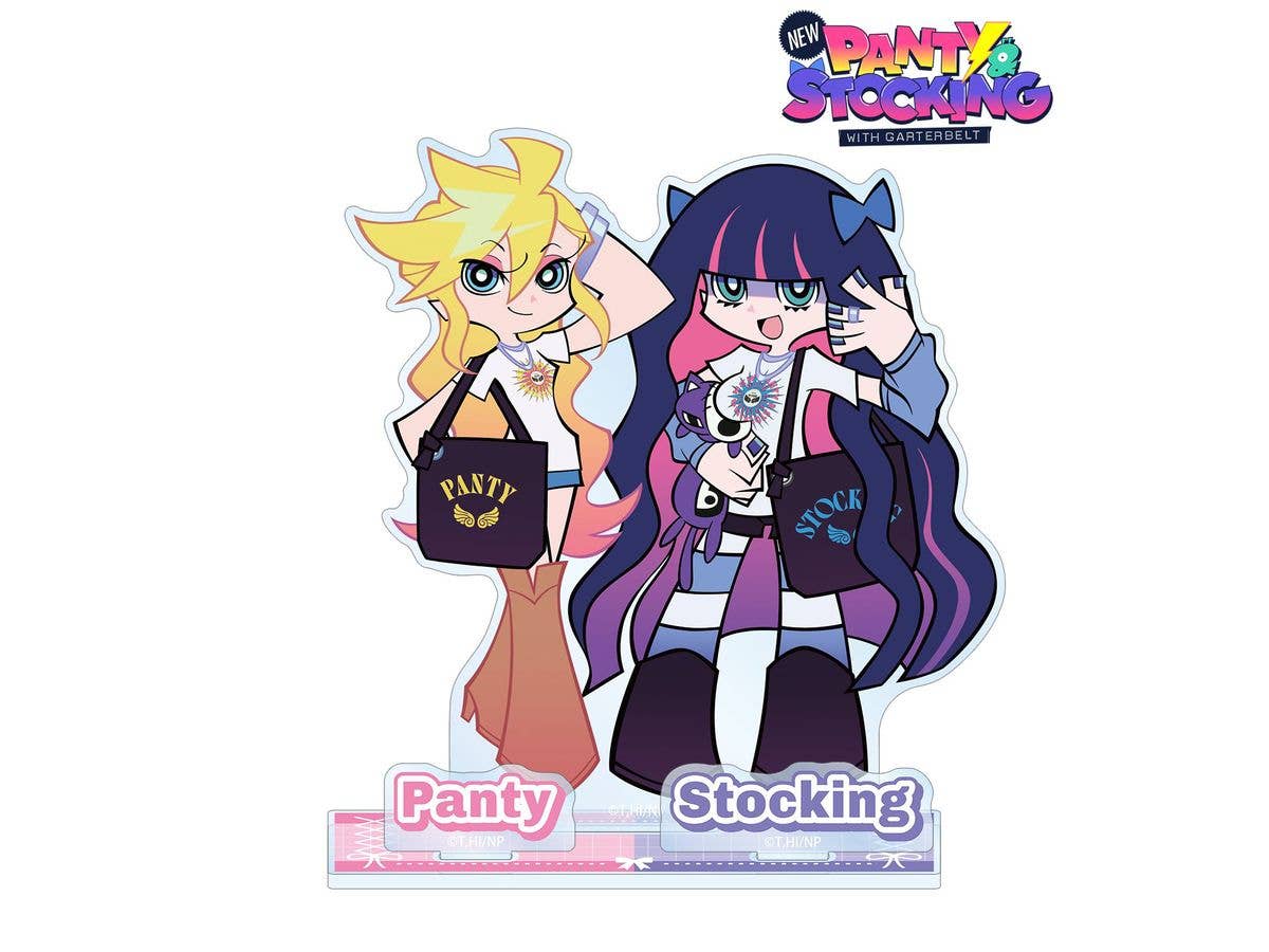 New PANTY & STOCKING with GARTERBELT: 描き下ろし パンティ&ストッキング モデルver. パーツ付きBIGアクリルスタンド ver.A