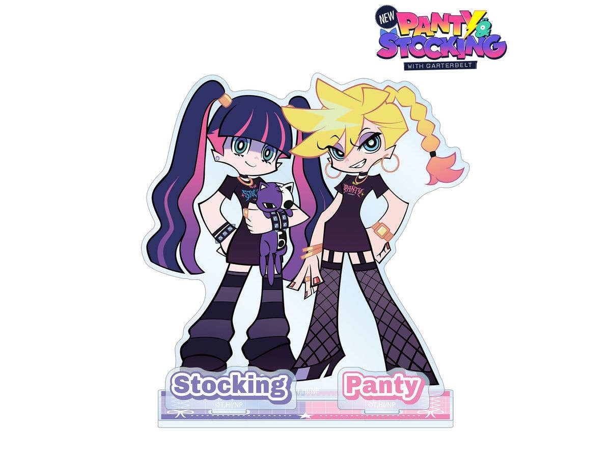 New PANTY & STOCKING with GARTERBELT: 描き下ろし パンティ&ストッキング モデルver. パーツ付きBIGアクリルスタンド ver.B
