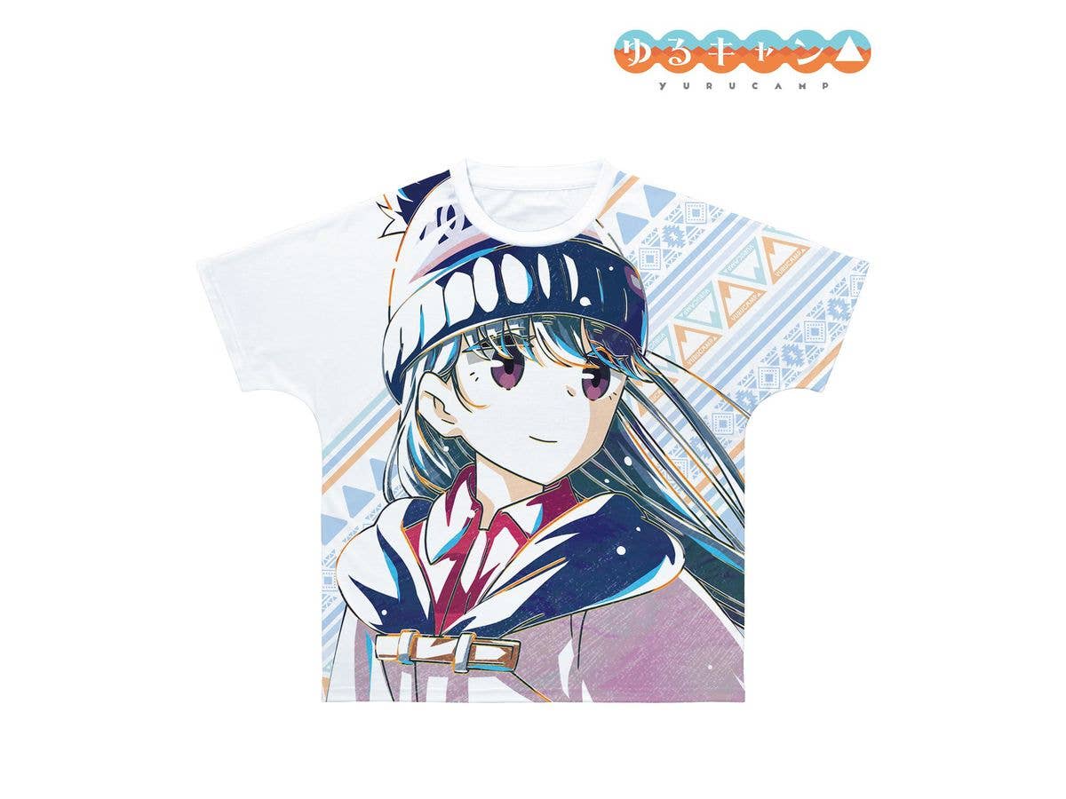 ゆるキャン: 志摩リン Ani-Art 第4弾 フルグラフィックTシャツユニセックス (サイズ/M)