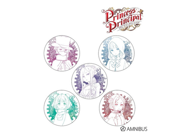 プリンセス・プリンシパル トレーディング Ani-Art 缶バッジ 1Box 5pcs