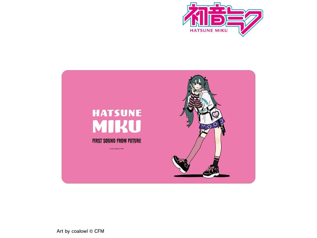 初音ミク: 描き下ろし 初音ミク ハートver. Art by coalowl マルチデスクマット ver.B