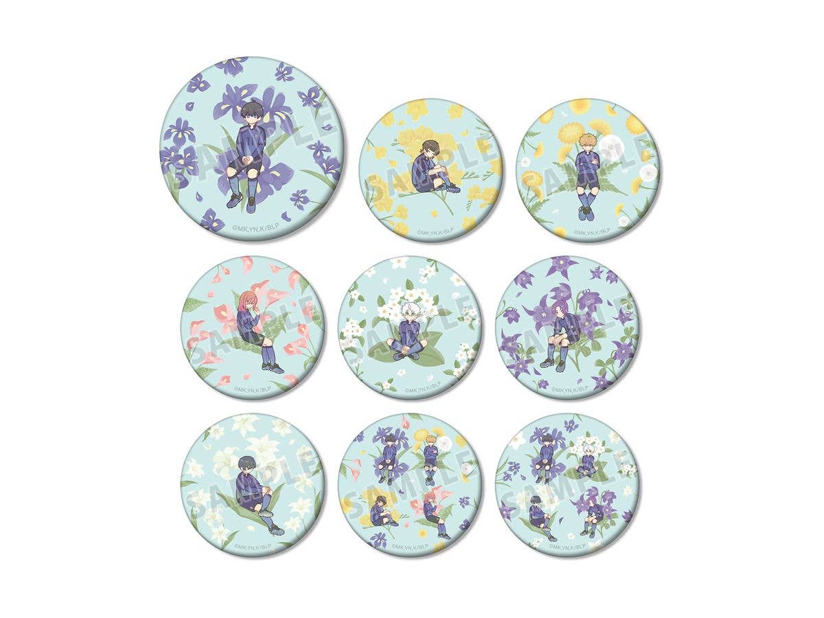 ブルーロック トレーディング ボタニア マット缶バッジ 1Box 9pcs