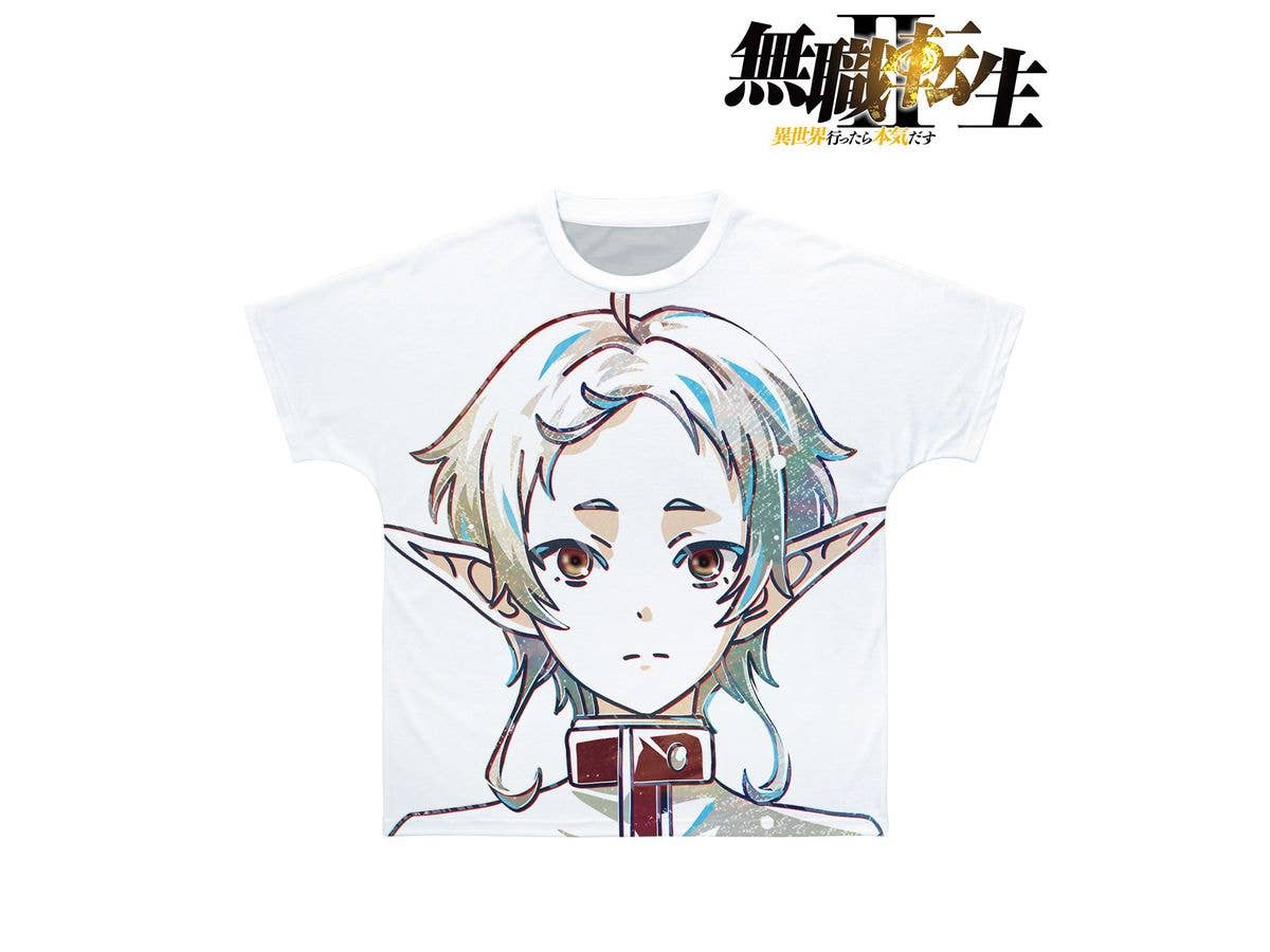 アニメ 無職転生II -異世界行ったら本気だす-: フィッツ Ani-Art フルグラフィックTシャツユニセックス (サイズ/XXXL)
