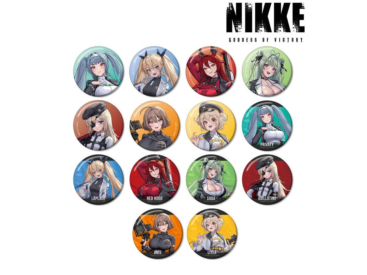 勝利の女神:NIKKE: LOVECACAOさんイラスト タクティカルファッションver. トレーディング缶バッジ 1Box 14pcs