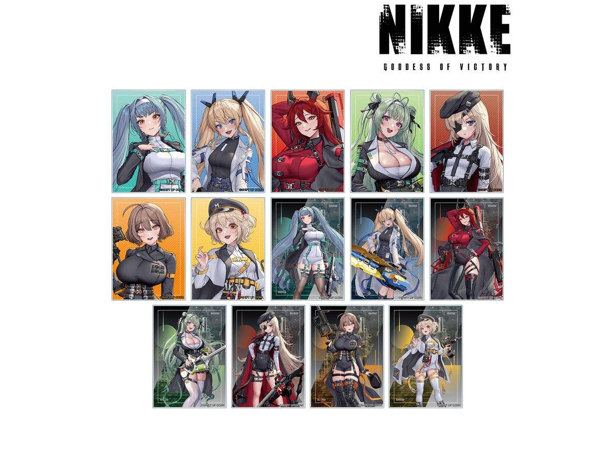 勝利の女神:NIKKE: LOVECACAOさんイラスト タクティカルファッションver. トレーディングアクリルカード 1Box 14pcs
