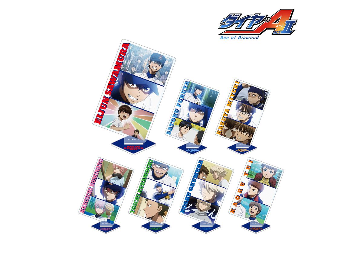 ダイヤのA act II トレーディング場面写アクリルスタンド 1Box 7pcs