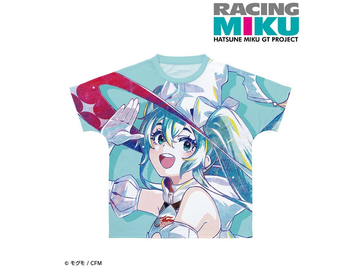 初音ミク GTプロジェクト: レーシングミク 2024Ver. Ani-Art フルグラフィックTシャツ ver.B ユニセックス (サイズ / XXXL)