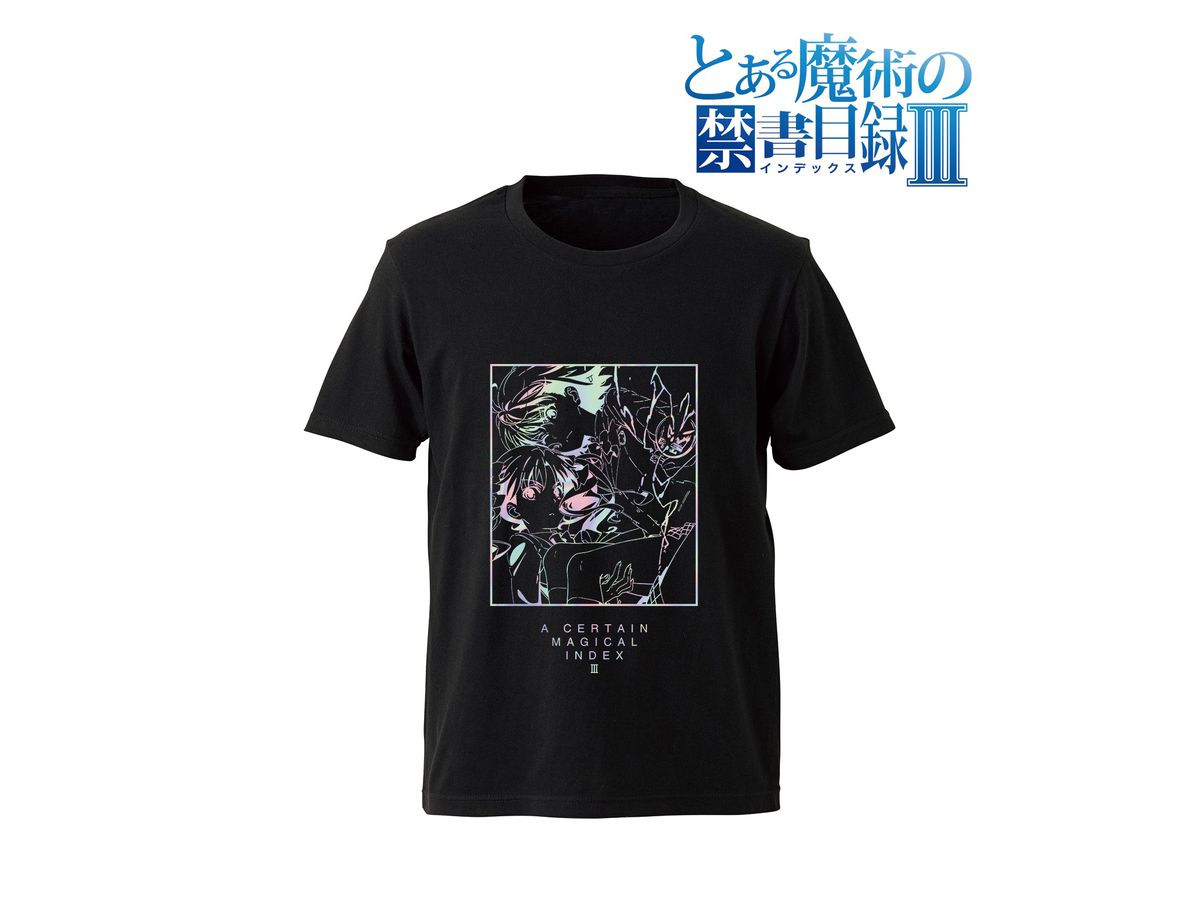 とある魔術の禁書目録III 御坂美琴 & 白井黒子 ホログラムTシャツ メンズ (サイズ/S)