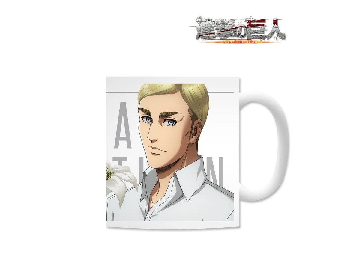 進撃の巨人 描き下ろしイラスト エルヴィン マグカップ