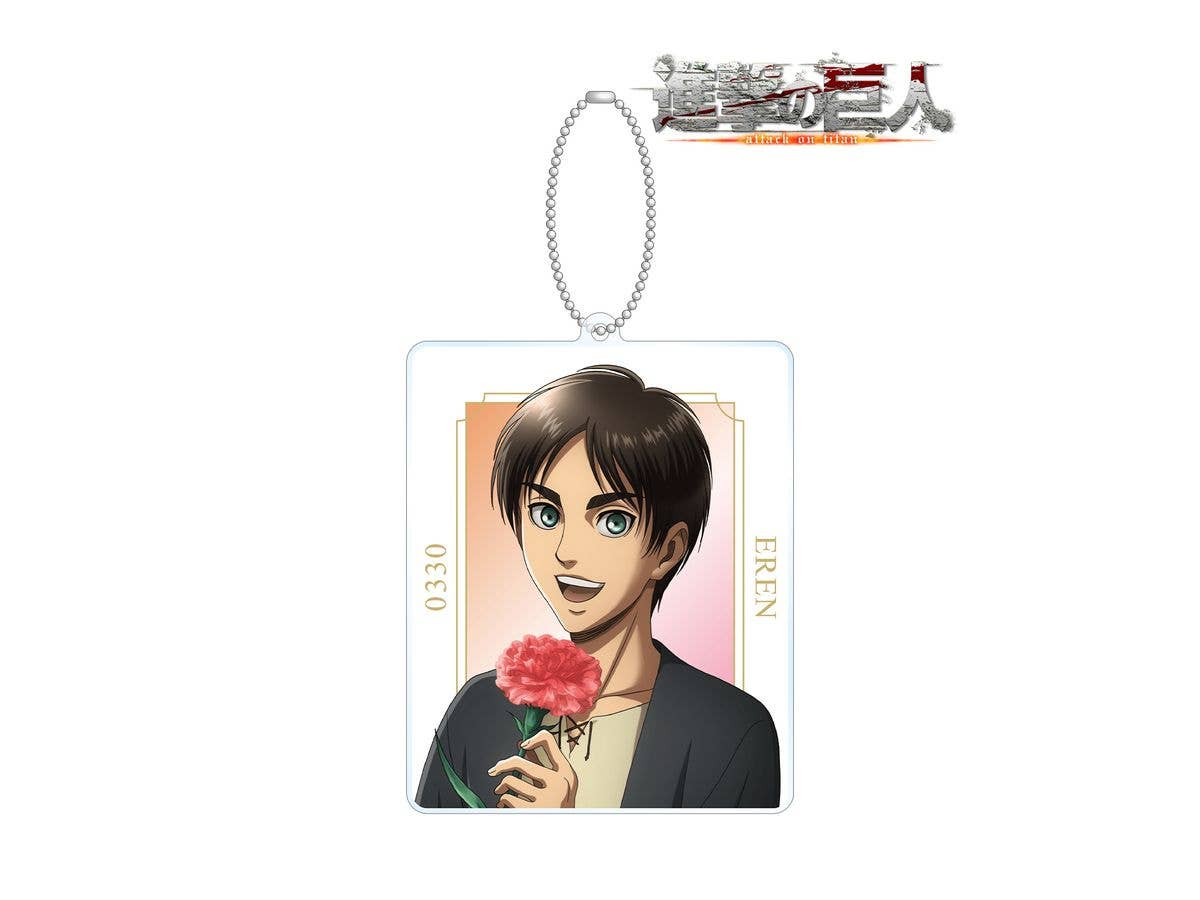 進撃の巨人 描き下ろしイラスト エレン BIGアクリルキーホルダー