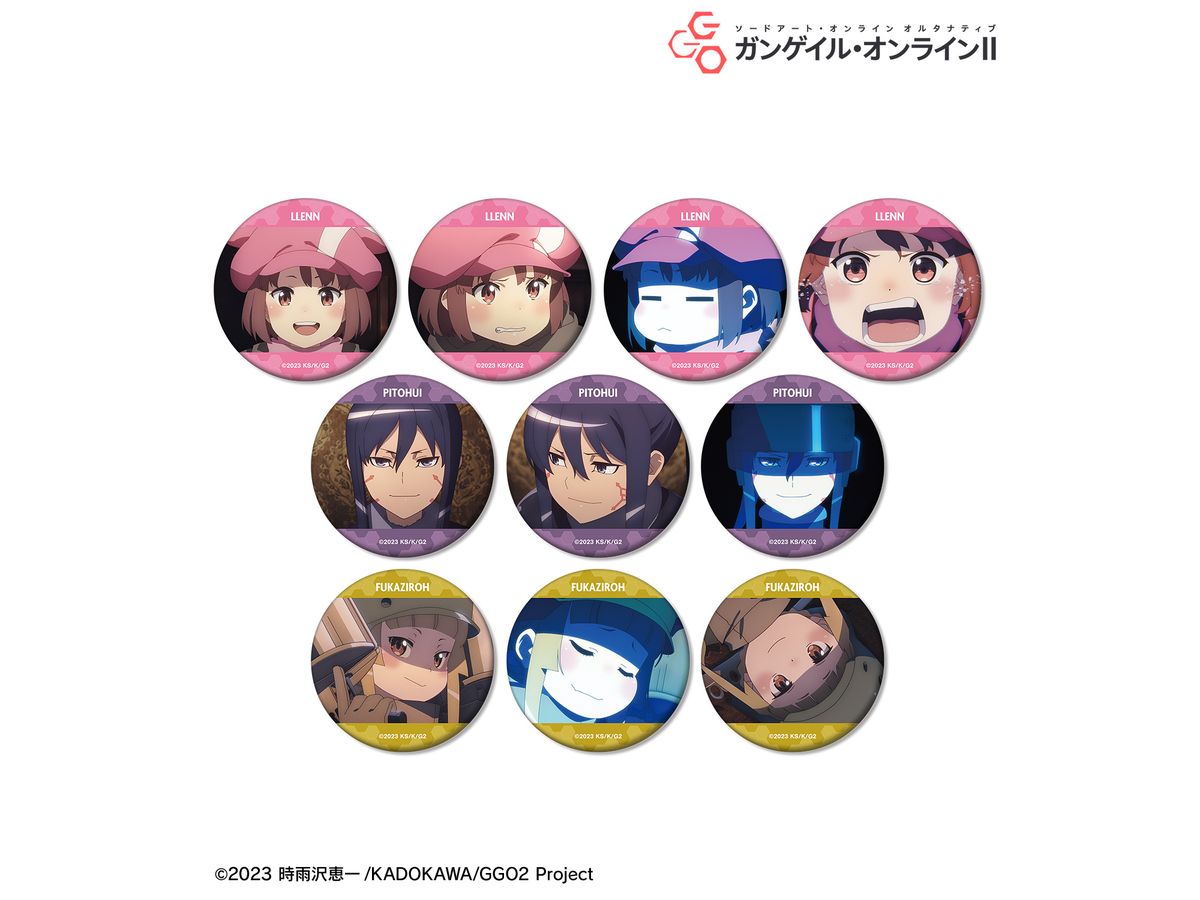 缶バッジ SAO: OS 03/クリスマスver. (グラフアート) 1Box 8pcs
