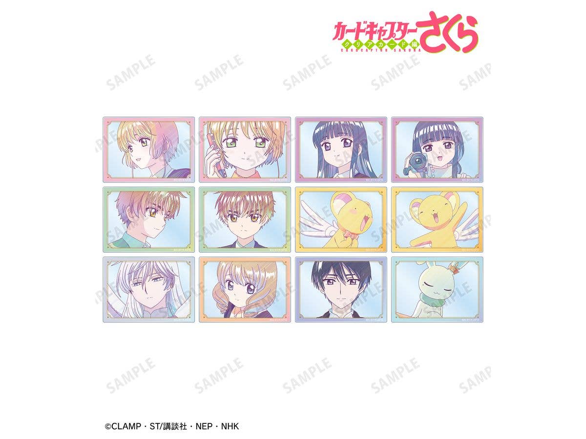 カードキャプターさくら クリアカード編: 1Box 12pcsトレーディング Ani-Art clear label アクリルカード