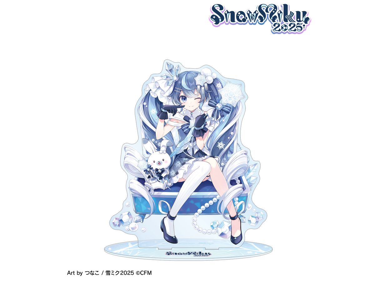 初音ミクシリーズ: SNOW MIKU 2025 雪ミク Art by つなこ 特大アクリルスタンド