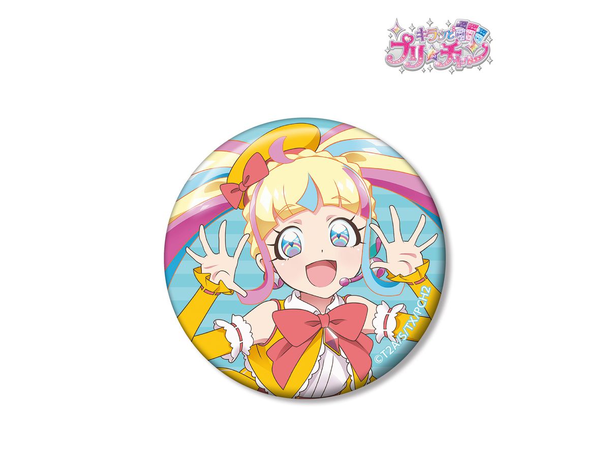 キラッとプリチャン 描き下ろしイラスト だいあ イエロードレスver. 缶バッジ