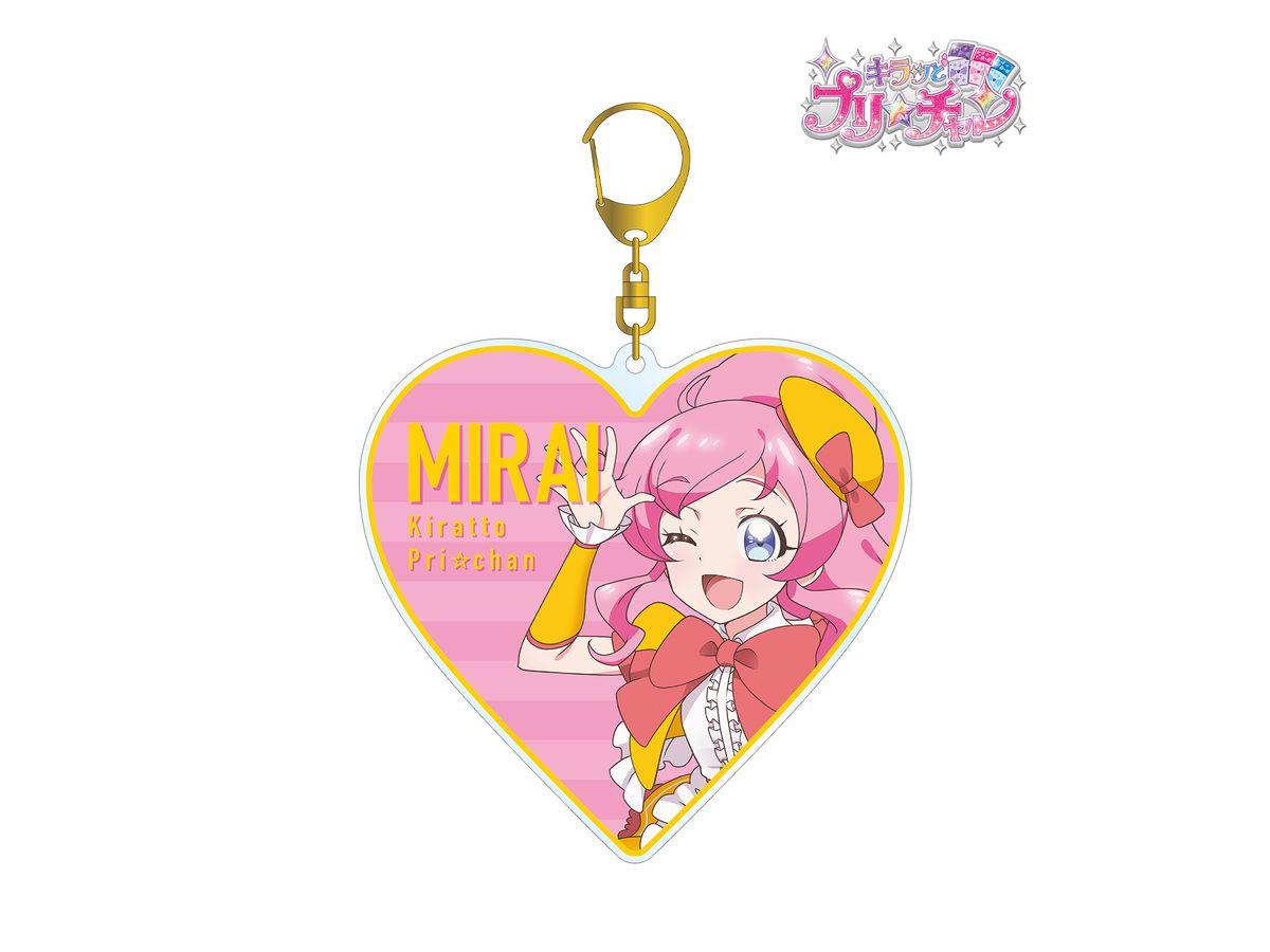 キラッとプリチャン 描き下ろしイラスト みらい イエロードレスver. BIGアクリルキーホルダー