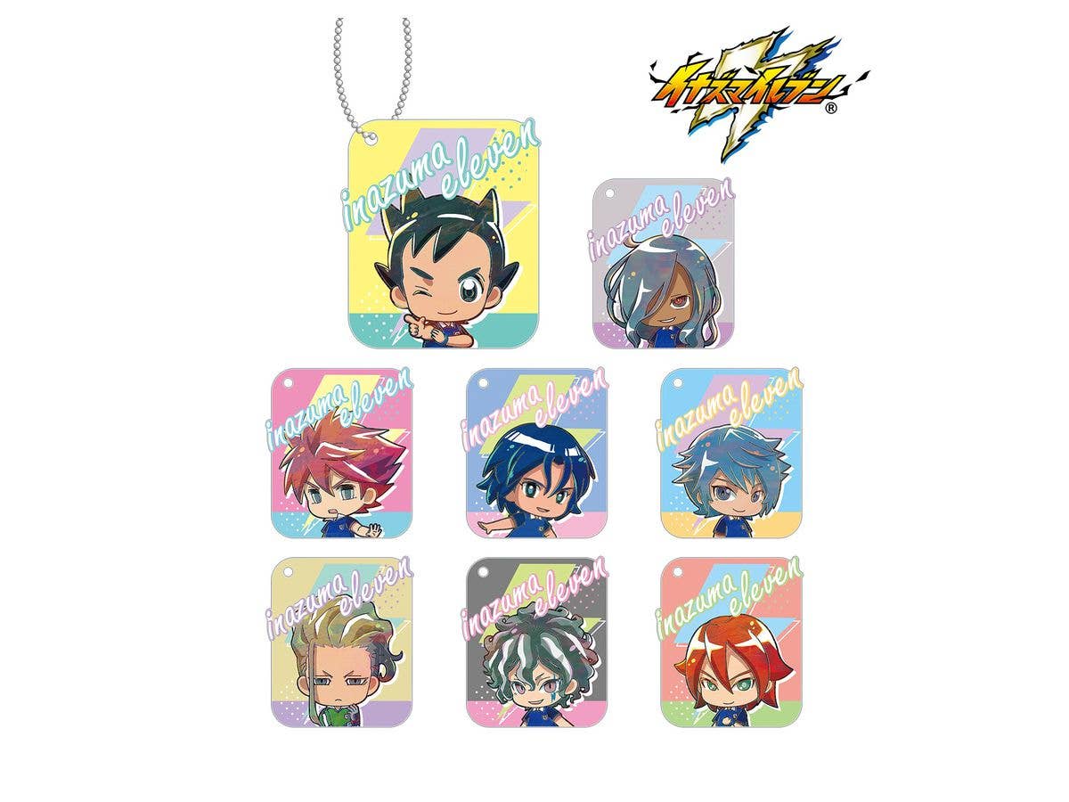 イナズマイレブン トレーディングデフォルメAni-Artアクリルキーホルダー A 1Box 8pcs