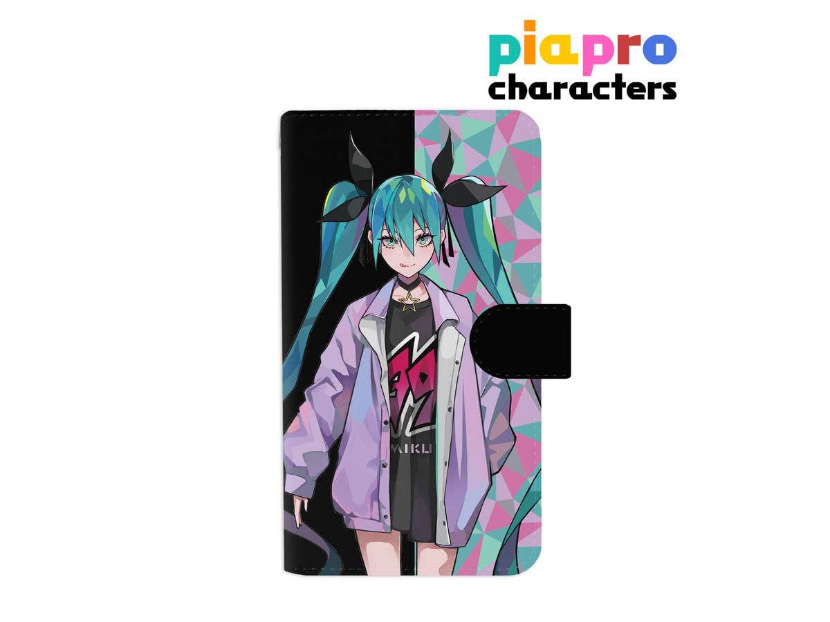 初音ミク Street Style Art by LAM 手帳型スマホケース (対象機種/Mサイズ)