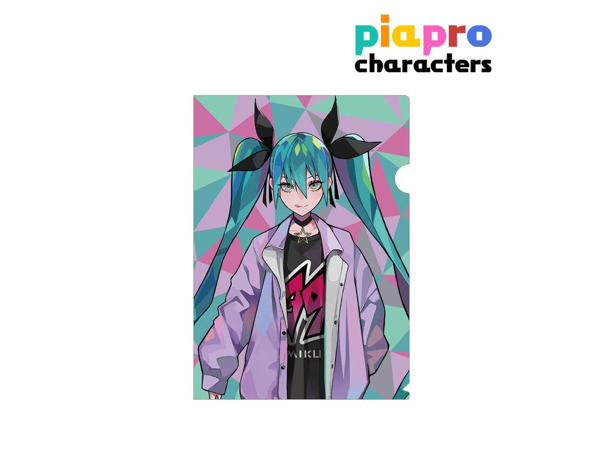 ピアプロキャラクターズ 初音ミク Street Style Art by LAM クリアファイル