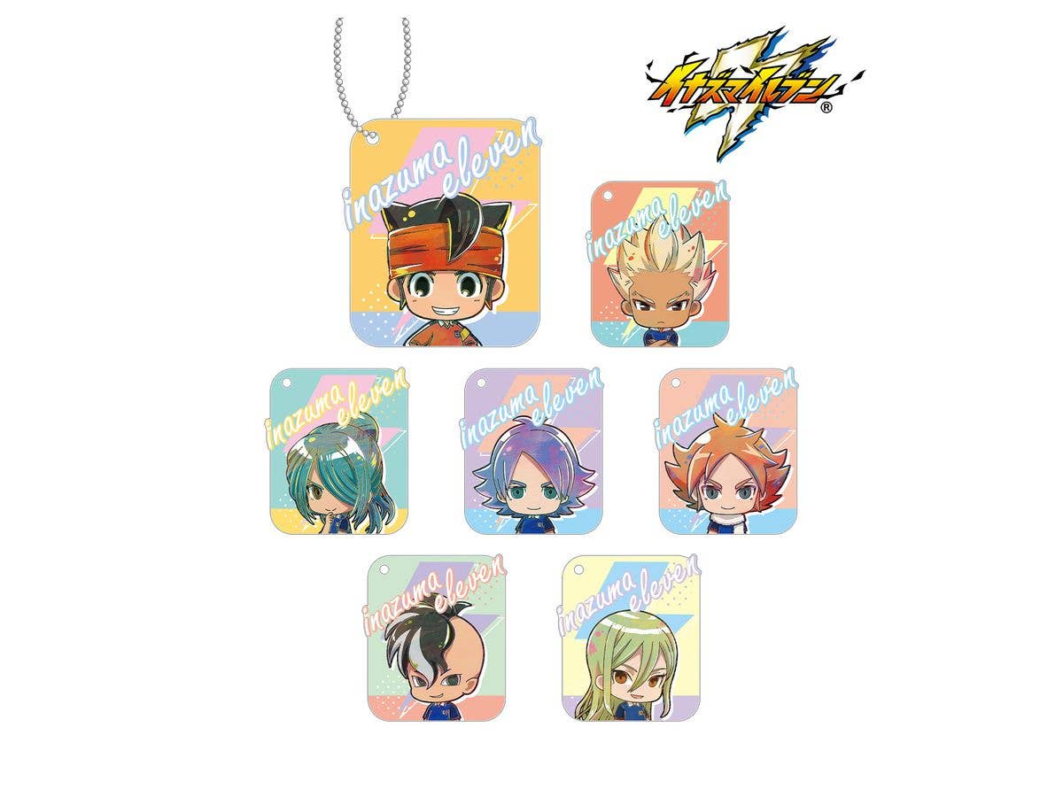 イナズマイレブン トレーディングデフォルメAni-Artアクリルキーホルダー B 1Box 7pcs
